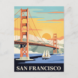 Vintage Travel Postcard サンフランシスコ ポストカード