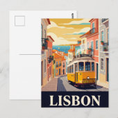 Vintage Travel Postcard | リスボン ポストカード (正面/裏面)