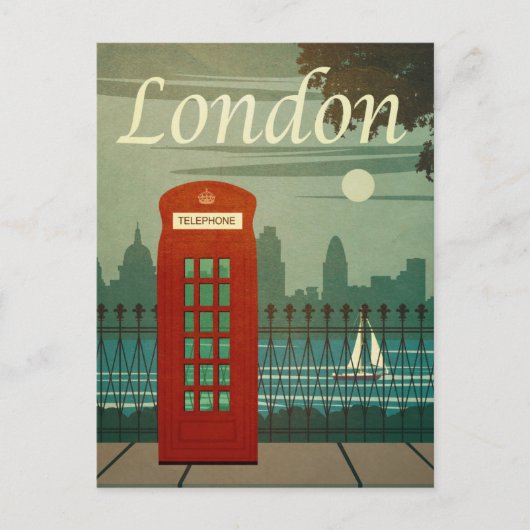 Vintage Travel Postcard -ロンドン ポストカード (正面)