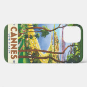 Vintage Travel Poster、フランスのカンヌビーチ Case-Mate iPhoneケース (裏面 (横))