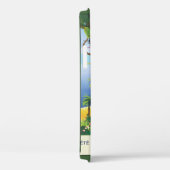 Vintage Travel Poster、フランスのカンヌビーチ Case-Mate iPhoneケース (裏面 / 右)