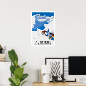 Vintage Travel Poster - Autriche Austria ポスター (ホームオフィス)
