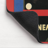 Vintage Travel Poster, Bournemouth Belle Train マウスパッド (コーナー)