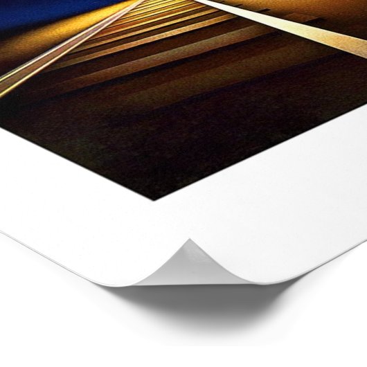 Vintage Travel Poster DSB ポスター (角)