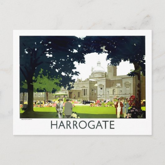 Vintage Travel Poster for Harrogate ポストカード (正面)