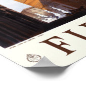 Vintage Travel Poster Italy Florence Firenze ポスター (角)