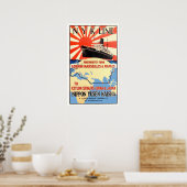 Vintage Travel Poster - London Japan ポスター (キッチン)