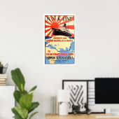 Vintage Travel Poster - London Japan ポスター (ホームオフィス)