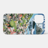 Vintage Travel Poster, Map of Nantucket Island, MA Case-Mate iPhoneケース (裏面 (横))