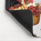 Vintage Travel Poster, Paris Via Constellation マウスパッド (コーナー)