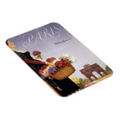 Vintage Travel Poster, Paris Via Constellation マグネット (右側)