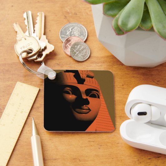 Vintage Travel Poster with Sphinx, Egypt, Africa キーホルダー (デスク)