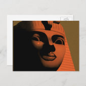 Vintage Travel Poster with Sphinx, Egypt, Africa ポストカード (正面/裏面)