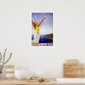 Vintage Travel, Santa Margherita Ligure, Italy ポスター (キッチン)