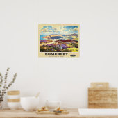 Vintage Travel、Somerset ポスター (キッチン)