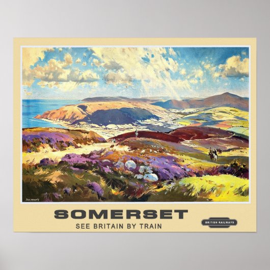 Vintage Travel、Somerset ポスター (正面)