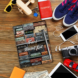 Vintage Travel Suitcase Photo Stylish Antique  ノートブック