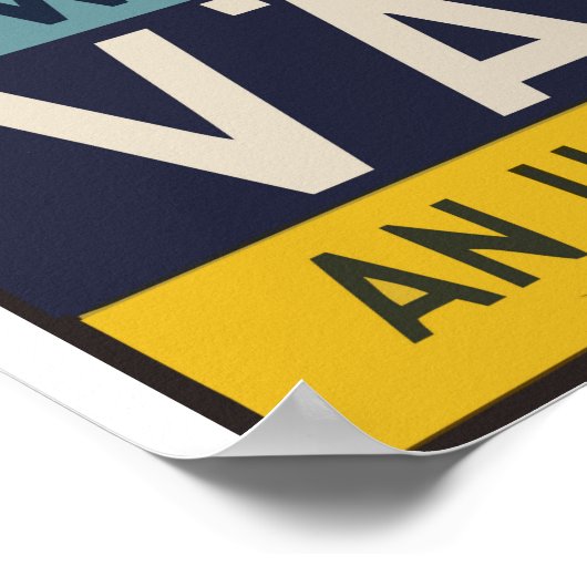 Vintage Travel Sweden ポスター (角)