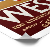 Vintage travel,Weston-super-Mare ポスター (角)