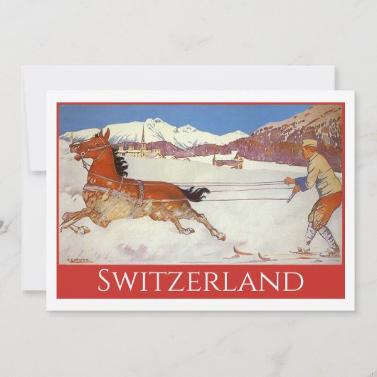 Vintage Travel, Winter in Engadin Switzerland (正面)