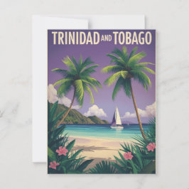 Vintage Trinidad and Tobago Travel ポストカード