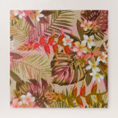 Vintage Tropical Garden ジグソーパズル (横)