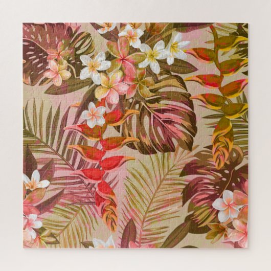 Vintage Tropical Garden ジグソーパズル (縦)