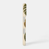 Vintage Tropical Leaves iPhone 16ケース (右側面)