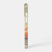Vintage Tropical Scene with Palm Trees iPhone 16ケース (左側面)