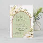 Vintage Tropics | 結婚式前夜祭のホイル招待状 箔招待状 (立ち正面)