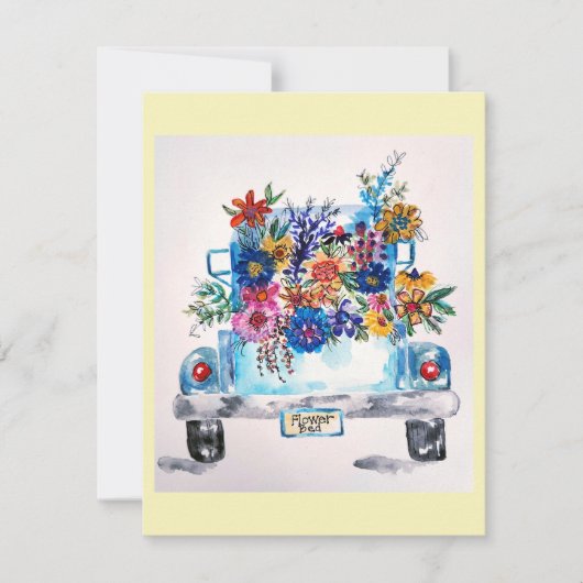 Vintage Truck Greeting Card ノートカード (正面)