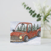 Vintage Truck Postcard ポストカード (スタンド正面)