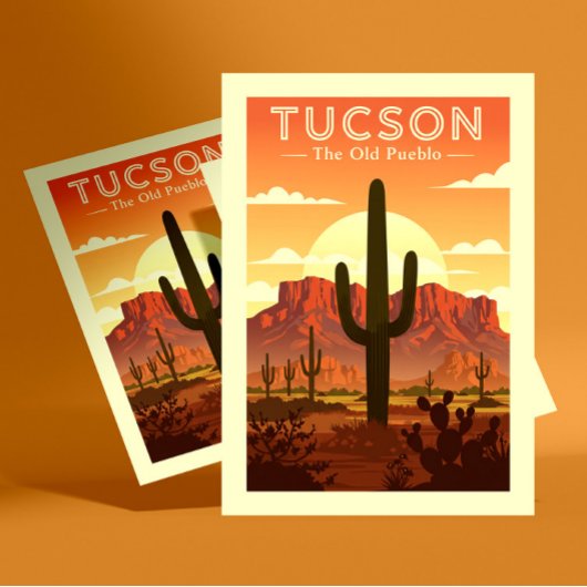 Vintage Tucson ポストカード