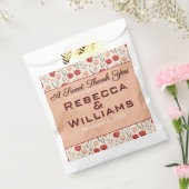 Vintage Tulip Destination Wedding Favor Bag フェイバーバッグ (封をした状態)