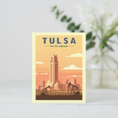 Vintage Tulsa Oklahoma ポストカード (スタンド正面)