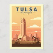 Vintage Tulsa Oklahoma ポストカード (正面)