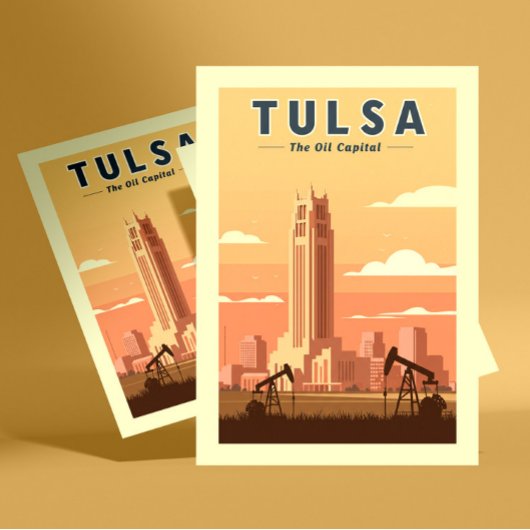 Vintage Tulsa Oklahoma ポストカード
