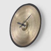 Vintage Turkish Constantinople Cymbal ラージ壁時計 (傾斜)