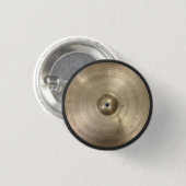 Vintage Turkish Constantinople Cymbal 缶バッジ (正面&裏面)