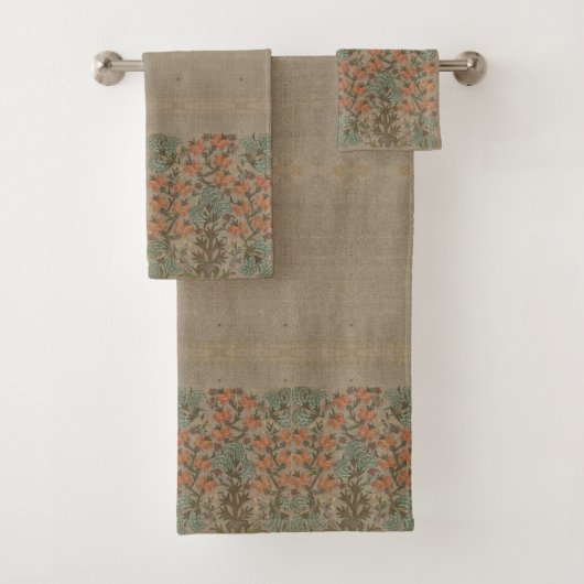 Vintage Turkish Floral Towel Set バスタオルセット (インサイチュ)