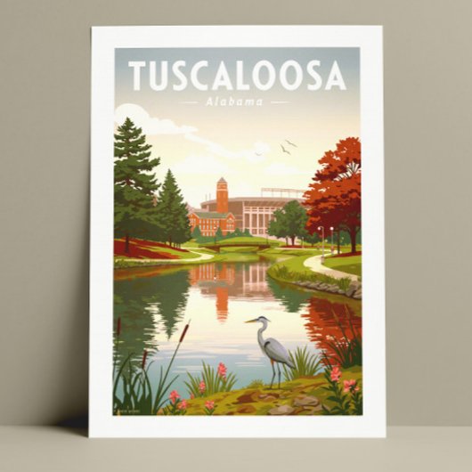 Vintage Tuscaloosa Alabama ポストカード
