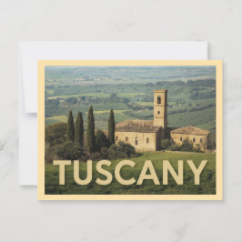 Vintage Tuscany Travel ポストカード