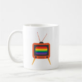 Vintage TV コーヒーマグカップ (左)