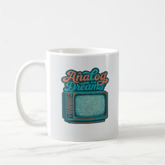 📺Vintage TV Retro Art – "Analog Dreams" Graphic コーヒーマグカップ