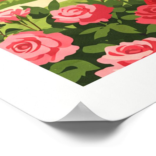 Vintage Tyler Texas ポスター (角)