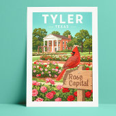 Vintage Tyler Texas ポストカード