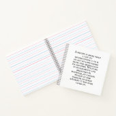 Vintage Typography Rustic Kitchen Quote ノートブック (内部)