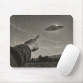 Vintage UFO Sighting マウスパッド (マウス)