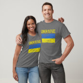 Vintage Ukraine Ukrainian Flag; Distressed Tシャツ (ユニセックス)