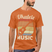 Vintage Ukulele Music vintage Tシャツ (正面)